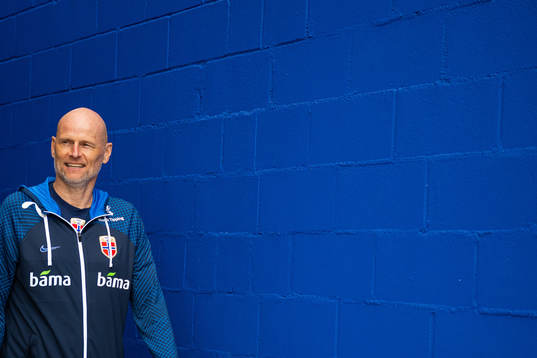 Bläddra bland fler bilder av Football, UEFA Euro Qualifier, Norway, press conference