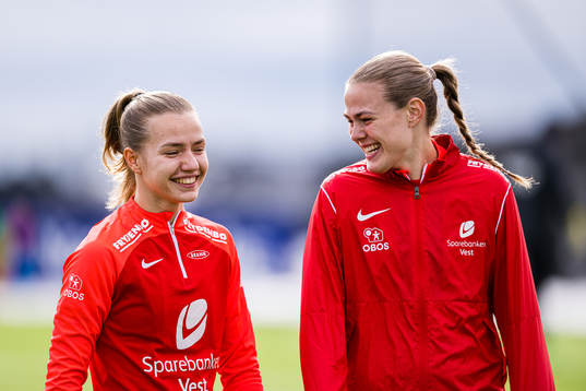 Sara Jane Ritter and Marthine Østenstad of Brann