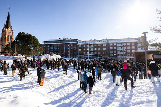 Luleå / MSSK tar emot folkets jubel
