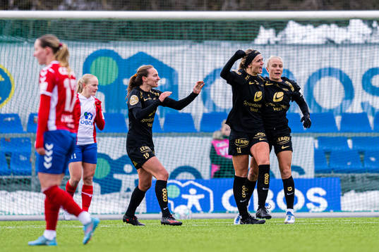 Alyssa Mae Walker of Brann celebrates
