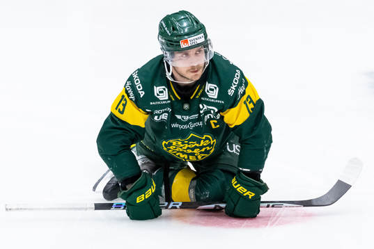 Björklövens Fredric Andersson innan kvartsfinal sex i