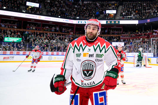 Frölundas Anthony Greco jublar