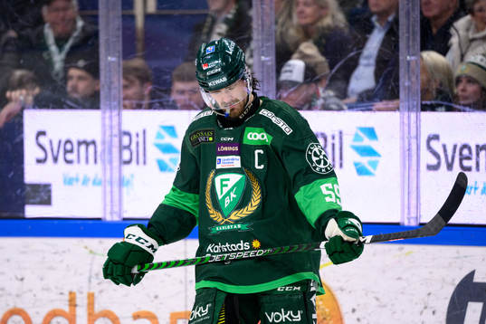 Färjestads Linus Johansson deppar