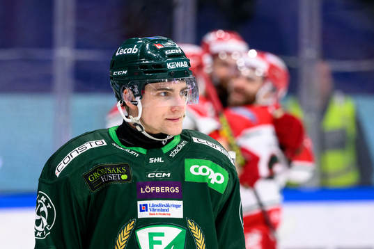 Färjestads Joel Nyström deppar