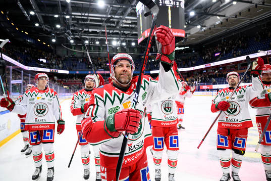 Frölundas Joel Lundqvist jublar