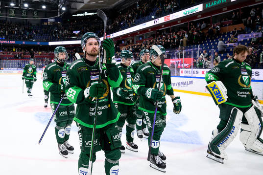 Färjestads Linus Johansson deppar