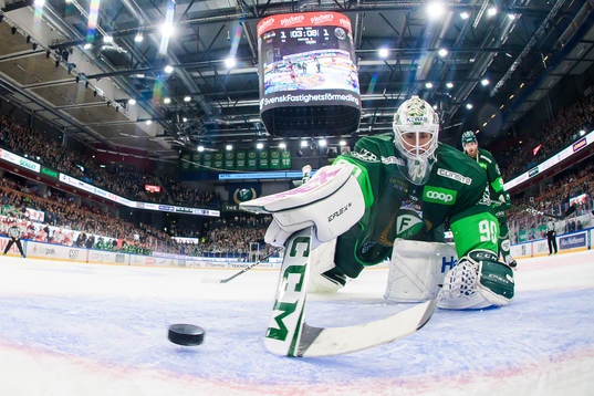 Färjestads målvakt Matthew Tomkins