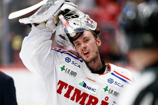 Timrås målvakt Jacob Johansson