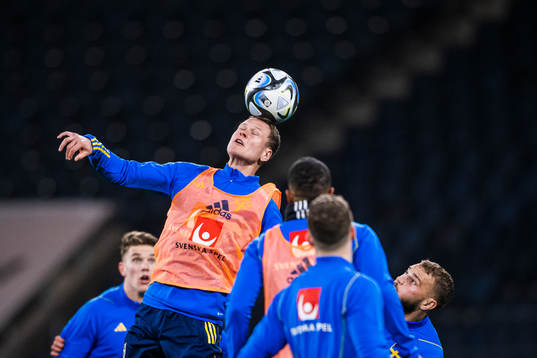 Viktor Claesson of the Swedish national football team