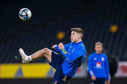 Viktor Gyökeres of the Swedish national football team