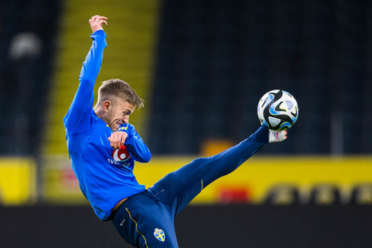 Jesper Karlsson of the Swedish national football team
