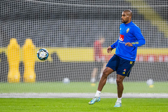 Isak Hien of the Swedish national football team
