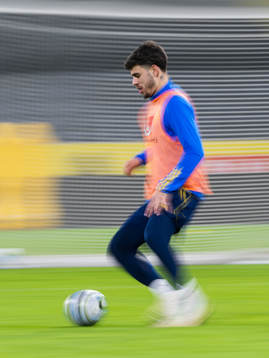 Edvin Kurtulus of the Swedish national football team