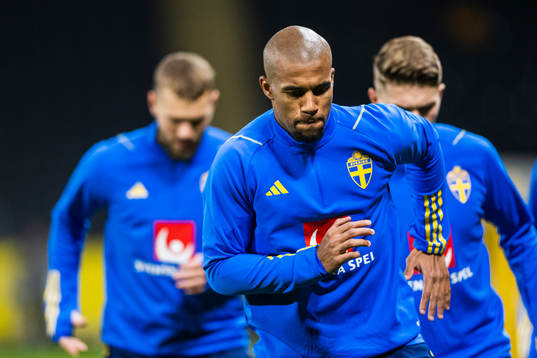 Isak Hien of the Swedish national football team