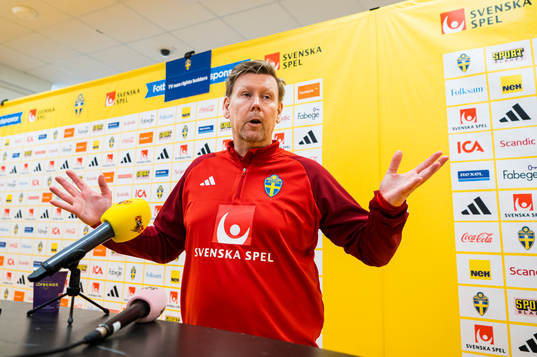 Assistant coach Peter Wettergren of the Swedish national