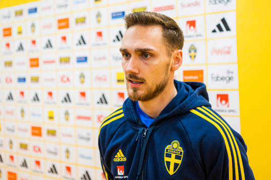 Linus Wahlqvist Egnell of the Swedish national football team