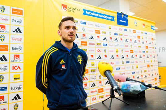 Linus Wahlqvist Egnell of the Swedish national football team
