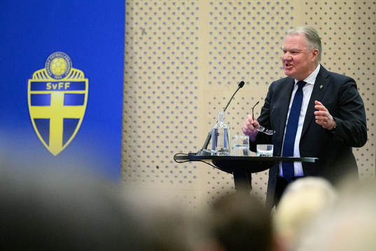 Karl-Erik Nilsson, ordförande för Svenska