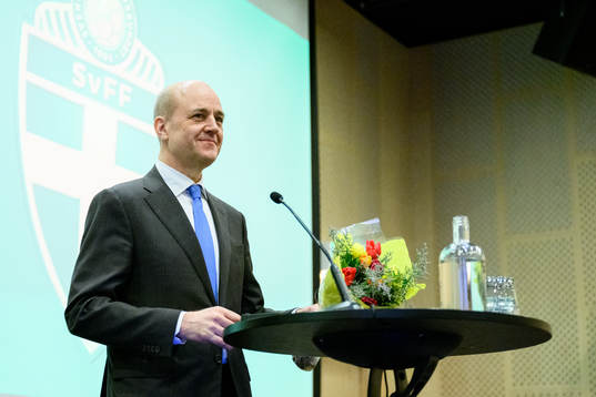 Nyvalda ordföranden Fredrik Reinfeldt