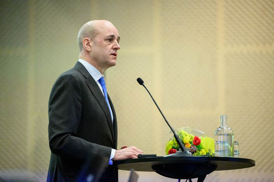Nyvalda ordföranden Fredrik Reinfeldt