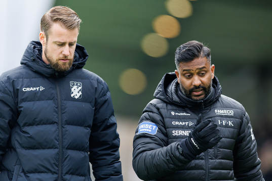 IFK Göteborgs tränare William Lundin och Alexander Tengryd