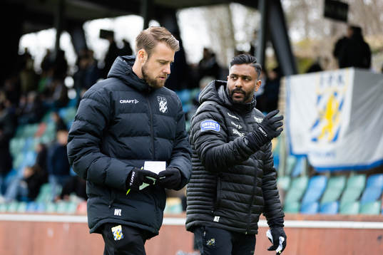 IFK Göteborgs tränare William Lundin och tränare