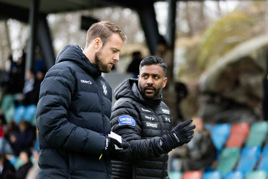 IFK Göteborgs tränare William Lundin och tränare