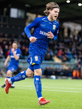IFK Göteborgs Gustaf Norlin jublar