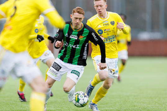 GAIS Julius Lindberg och Falkenbergs Lucas Sibelius