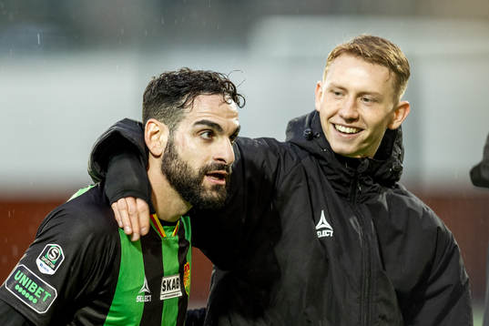 GAIS matchhjälte Mervan Celik jublar