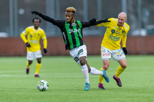 GAIS Rickard Emeka Friday och Falkenbergs  Christoffer