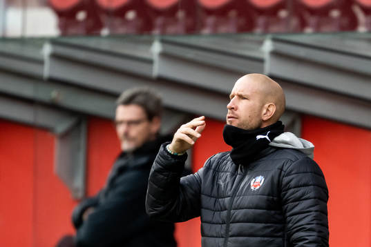 Helsingborgs tränare Mattias Lindström