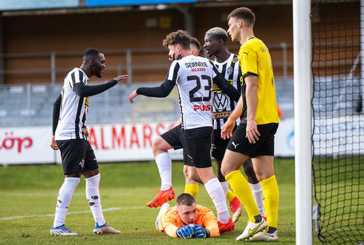 Landskronas Max Nilsson jublar