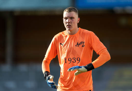 Mjällbys målvakt Hugo Fagerberg