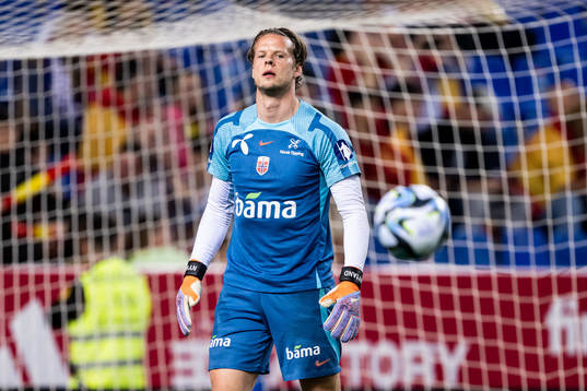 Goalkeeper Ørjan Nyland of Norway