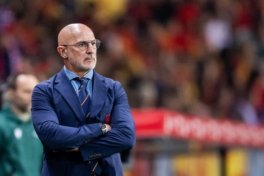 Head coach Luis de la Fuente of Spain