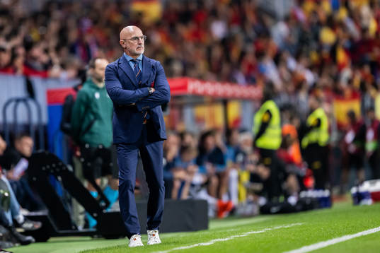 Head coach Luis de la Fuente of Spain
