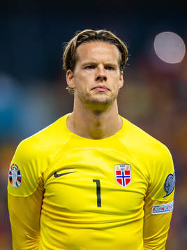 Goalkeeper Ørjan Håskjold Nyland of Norway