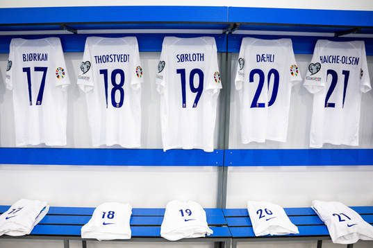 The kits of Fredrik André Bjørkan, Kristian Thorstvedt,