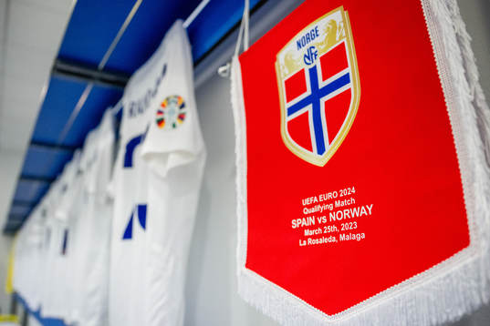 The pennant in the dressing room