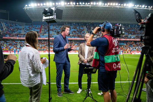 Jesper Mathisen and Øyvind Alsaker, of broadcaster TV 2