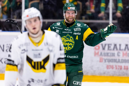 Björklövens Alexander Wiklund jublar