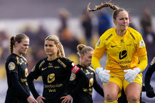 Andrine Stolsmo Hegerberg and Aurora Mikalsen of Brann