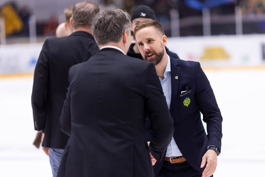 Björklövens tränare Viktor Stråhle