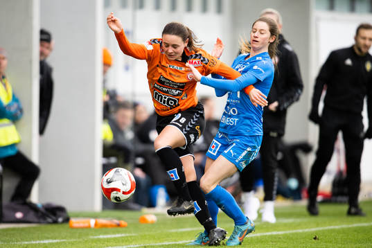 Kristianstads Alice Nilsson och Kalmars Charléne Nowotny