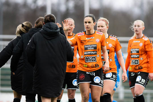 Kristianstads Evelyne Viens jublar