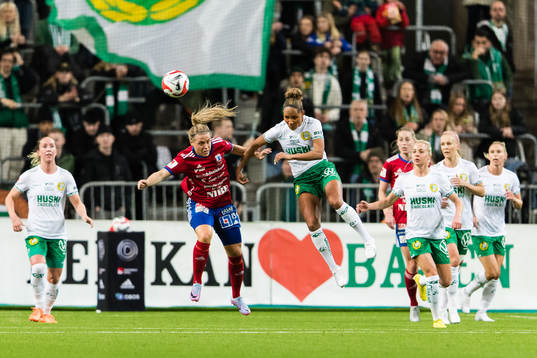Vittsjös Nellie Persson och Hammarbys Madelen Janogy