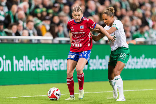 Vittsjös Charlotte Grant och Hammarbys Madelen Janogy