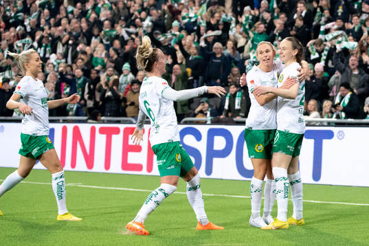 Hammarbys Vilde Hasund jublar