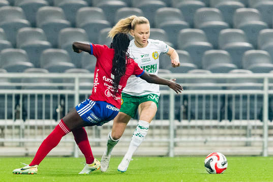 Vittsjös Sura Yekka och Hammarbys Matilda Vinberg
